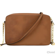 Michael Kors Zipper Closure Saffiano Leather Crossbody Bag