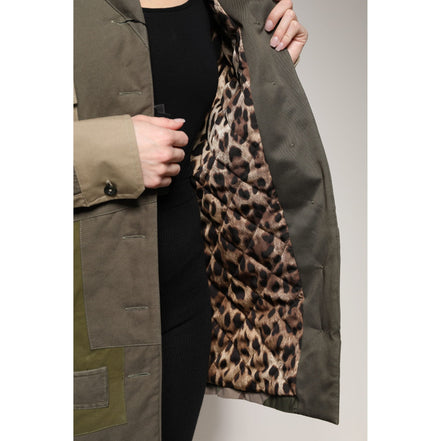 Dolce & Gabbana Military Green Cotton Button Down Jacket