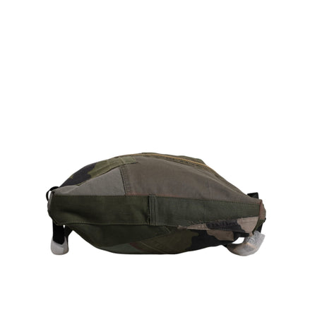 Sac à dos Rucksack patchwork vert militaire Dolce & Gabbana
