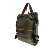 Dolce & Gabbana Military Green Patchwork Backpack