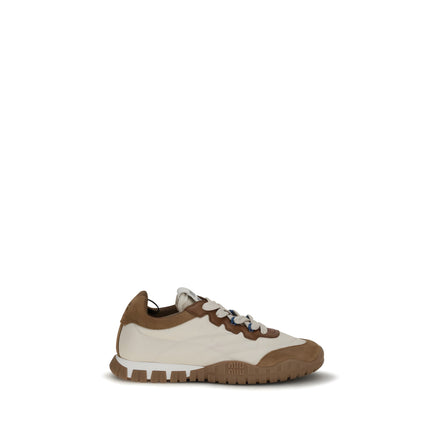 Miu Miu Beige Athletic Sneakers