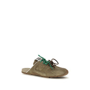 Miu Miu Beige Calf Leather Athletic Sneakers