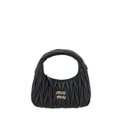 Miu Miu Black Calf Leather Handbag