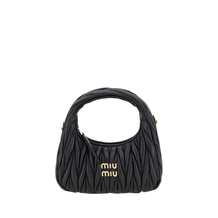 Miu Miu Black Calf Leather Handbag