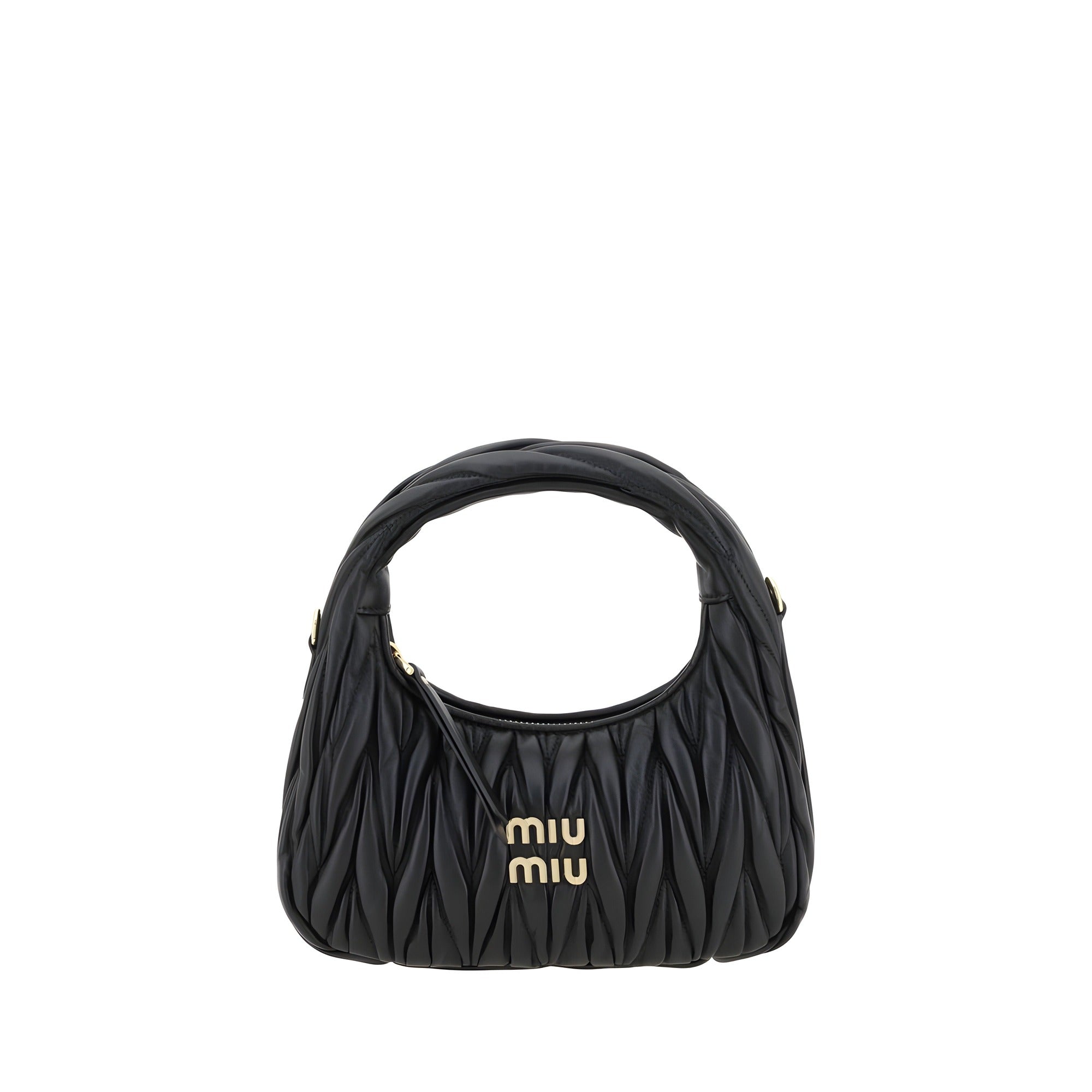 Miu Miu Black Calf Leather Handbag