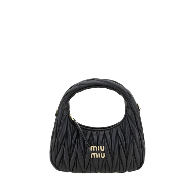 Miu Miu Black Calf Leather Handbag