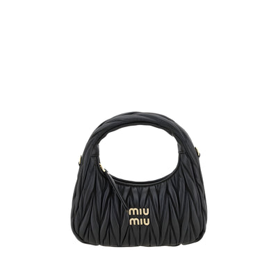 Miu Miu Black Calf Leather Handbag