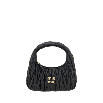 Miu Miu Black Calf Leather Handbag