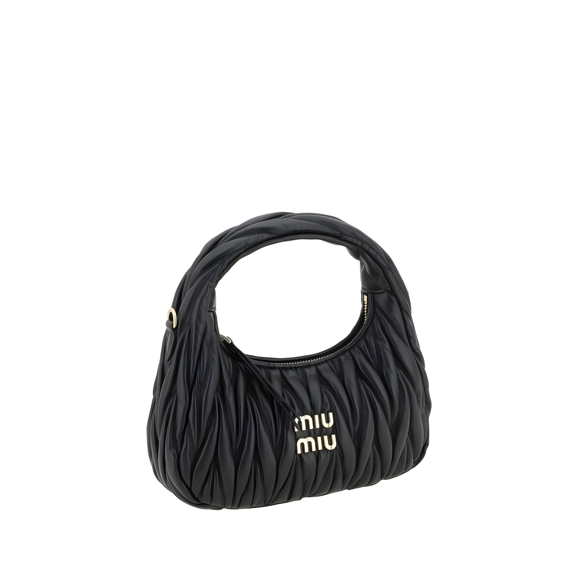 Miu Miu Black Calf Leather Handbag