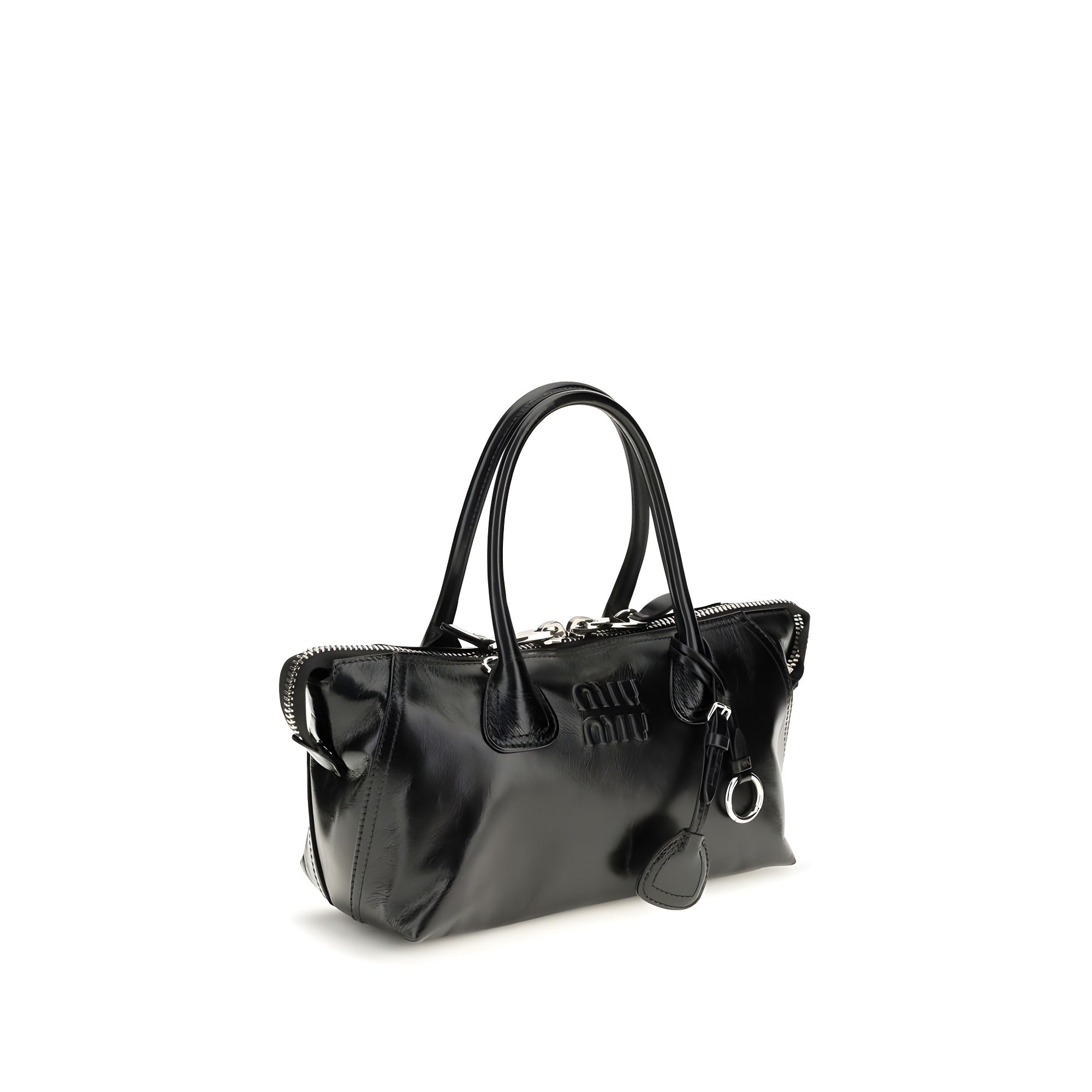 Miu Miu Black Calf Leather Handbag