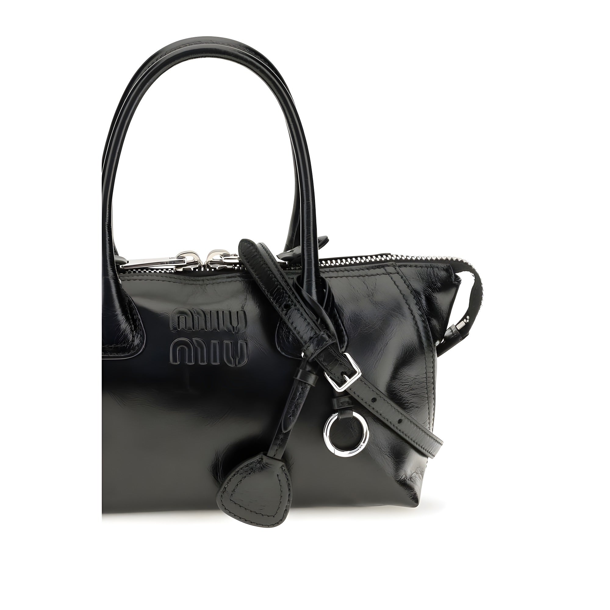 Miu Miu Black Calf Leather Handbag