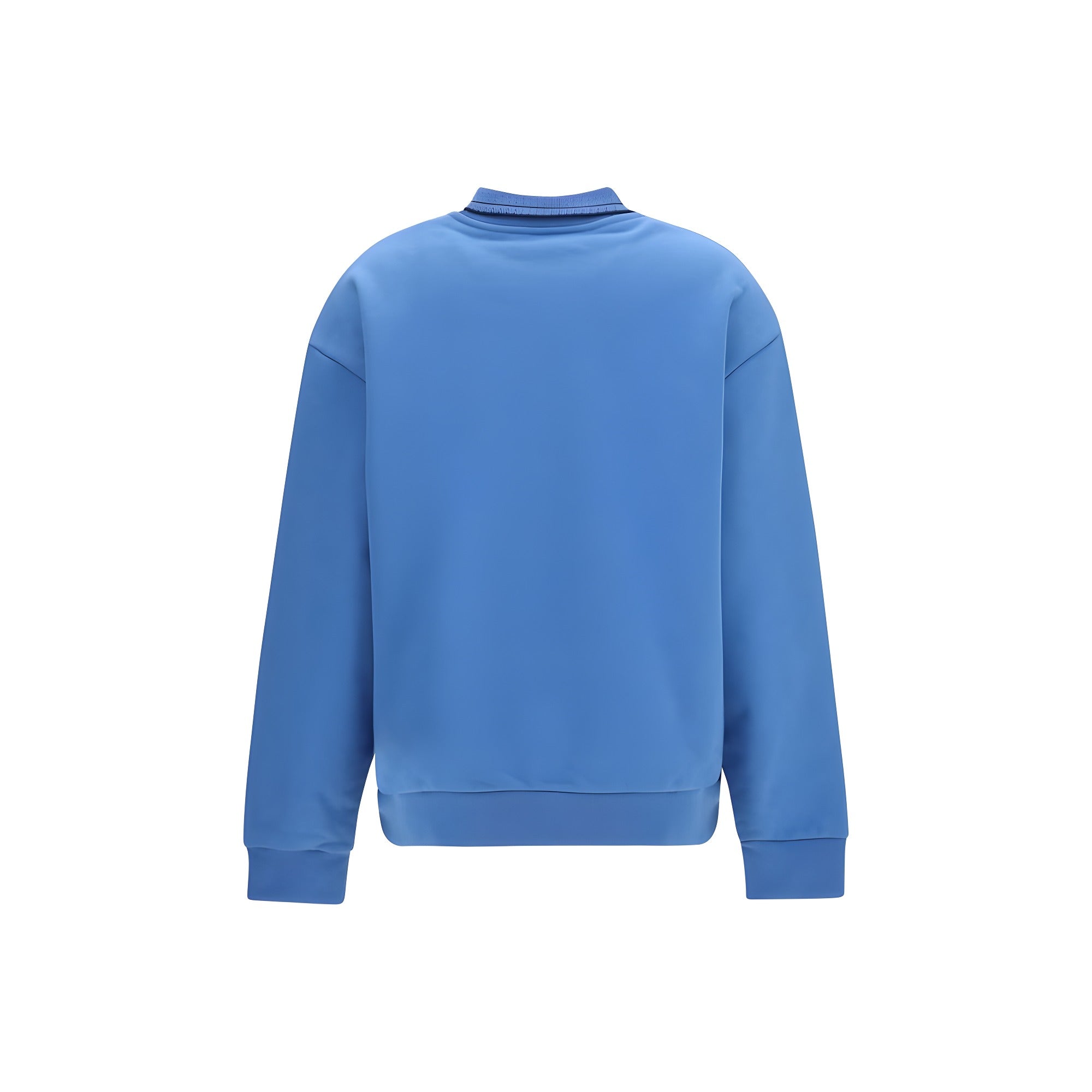 Miu Miu Blue Cotton Sweatshirt