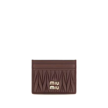 Miu Miu Bordeaux Lambskin Wallet