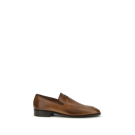 Miu Miu Brown Slip-On Loafers