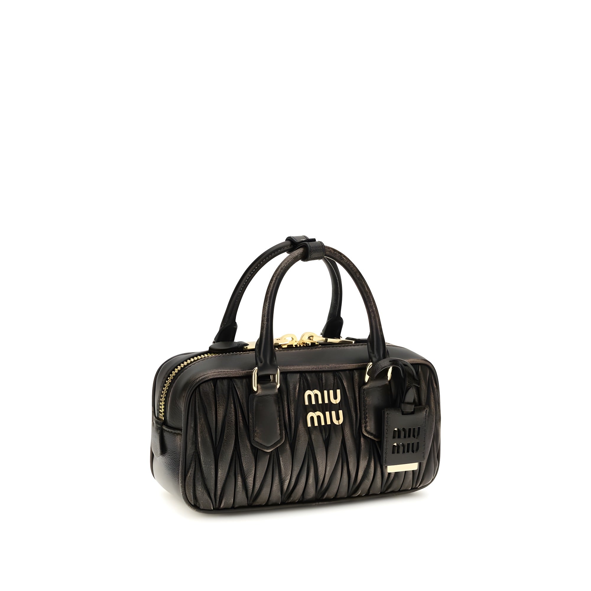 Miu Miu Brown Lambskin Handbag