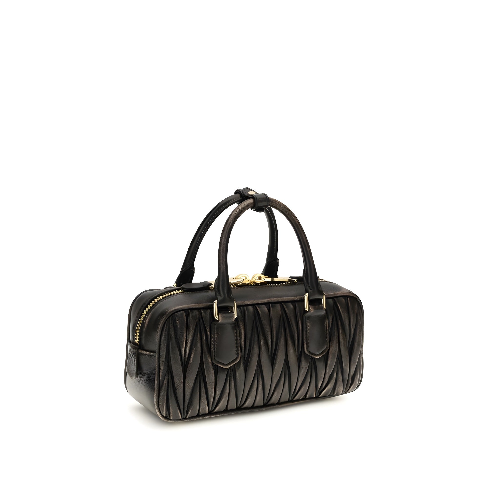Miu Miu Brown Lambskin Handbag