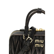 Miu Miu Brown Lambskin Handbag