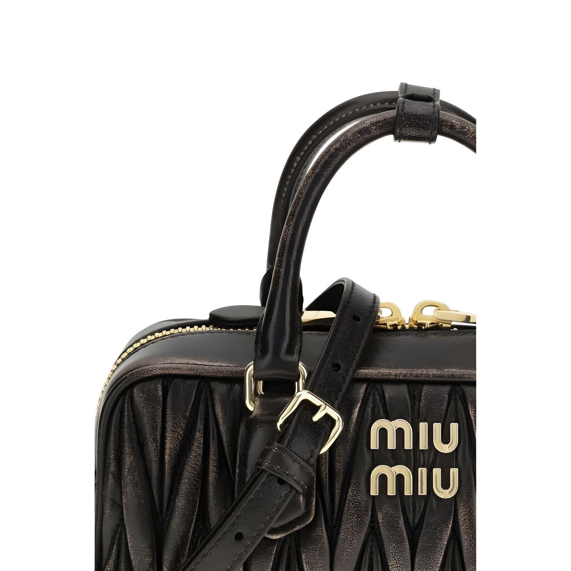 Miu Miu Brown Lambskin Handbag