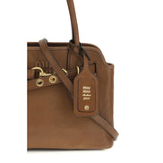 Miu Miu Brown Lambskin Handbag