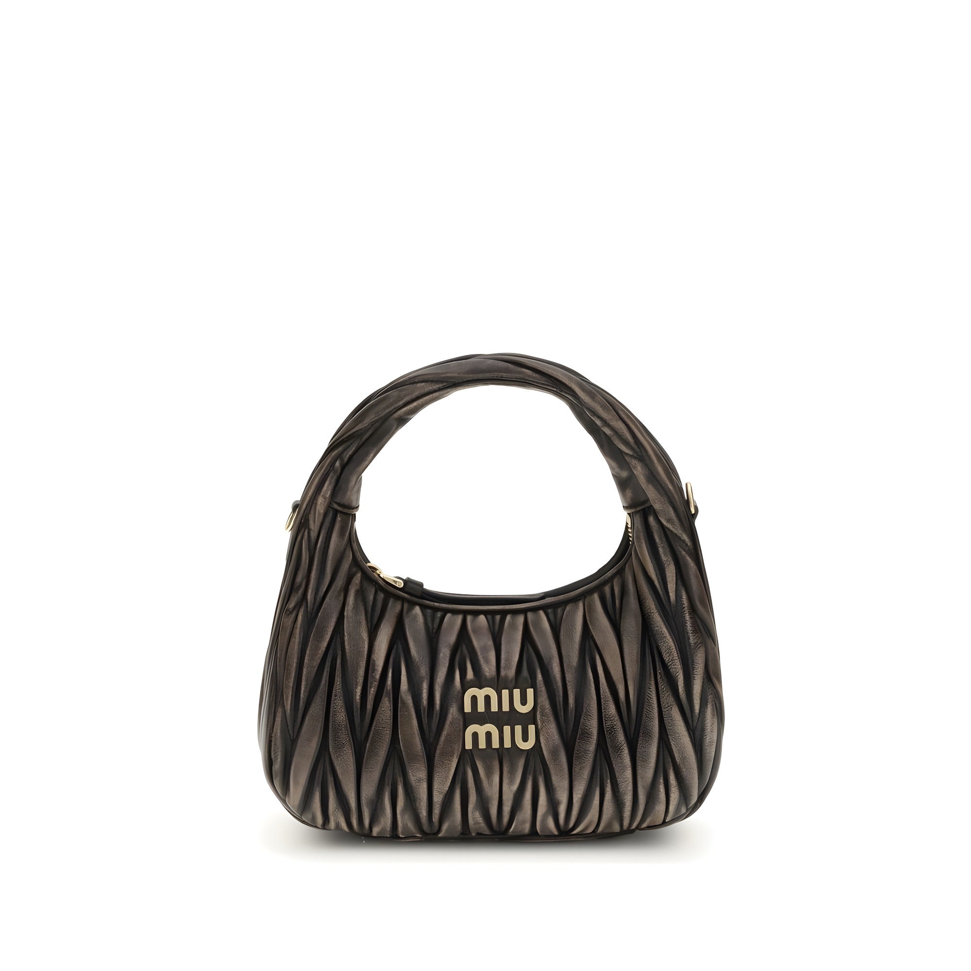 Miu Miu Brown Lamb Shoulder Bag