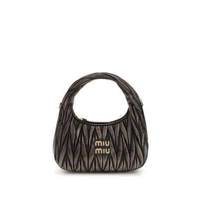 Miu Miu Brown Lamb Shoulder Bag