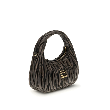 Miu Miu Brown Lamb Shoulder Bag