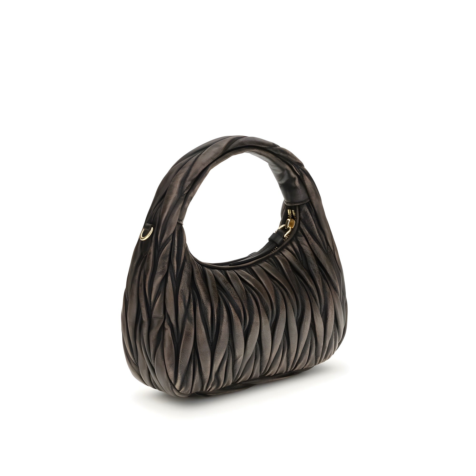 Miu Miu Brown Lamb Shoulder Bag