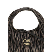 Miu Miu Brown Lamb Shoulder Bag