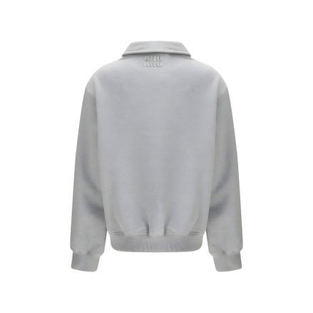 Miu Miu Gray Cotton Sweatshirt