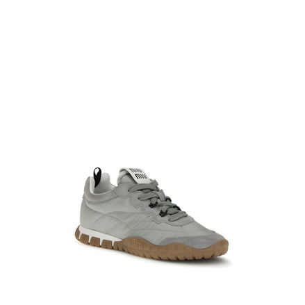 Miu Miu Gray Athletic Sneakers
