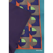 Miu Miu Multicolor Silk Scarf
