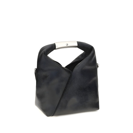 MM6 Black Leather Shoulder Bag