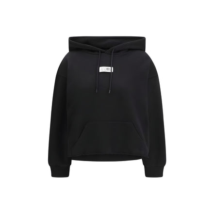 MM6 Black Cotton Sweatshirt