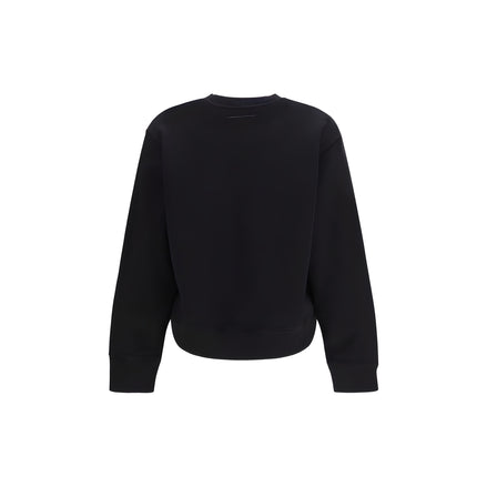 MM6 Black Cotton Sweatshirt