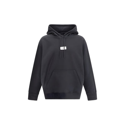 MM6 Black Cotton Sweatshirt