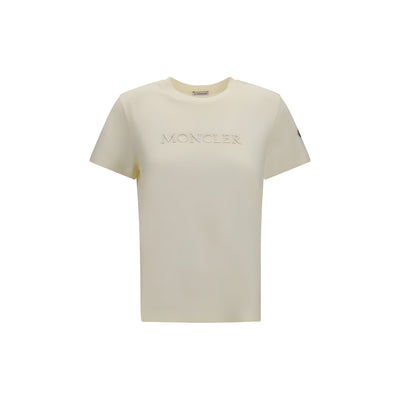 Moncler Beige Cotton T-Shirt