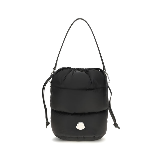 Moncler Black Nylon Bucket Bag