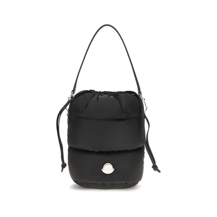 Moncler Black Nylon Bucket Bag