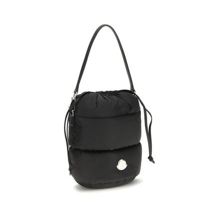 Moncler Black Nylon Bucket Bag