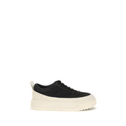 Moncler Black Polyamide Athletic Sneakers