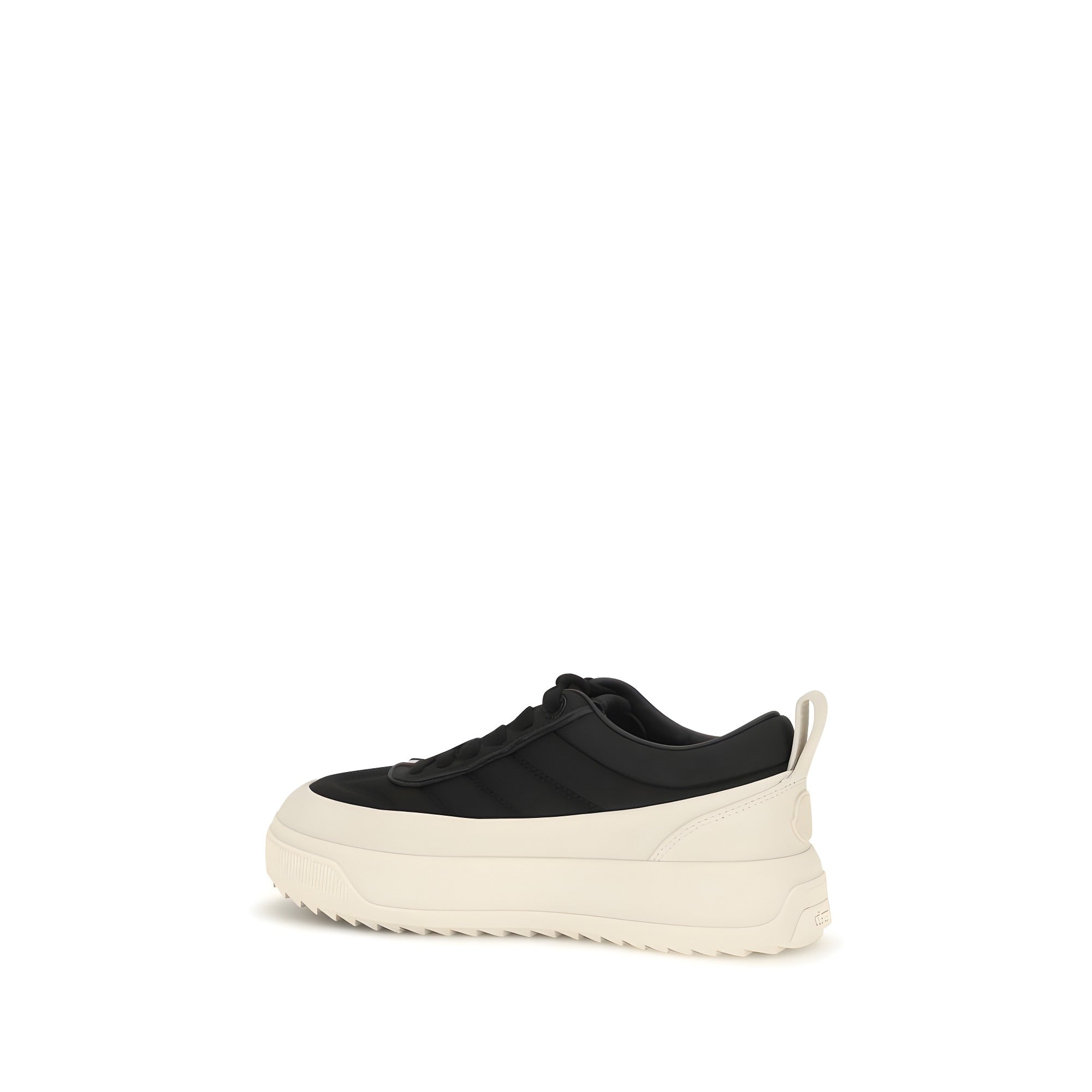 Moncler Black Polyamide Athletic Sneakers