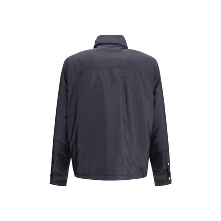 Moncler Blue Polyamide Shell Jacket
