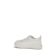 Moncler White Polyamide Athletic Sneakers