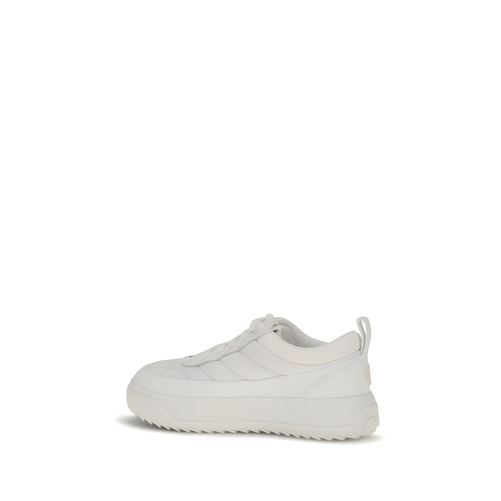 Moncler White Polyamide Athletic Sneakers