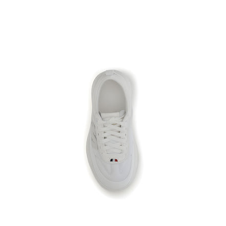 Moncler White Polyamide Athletic Sneakers