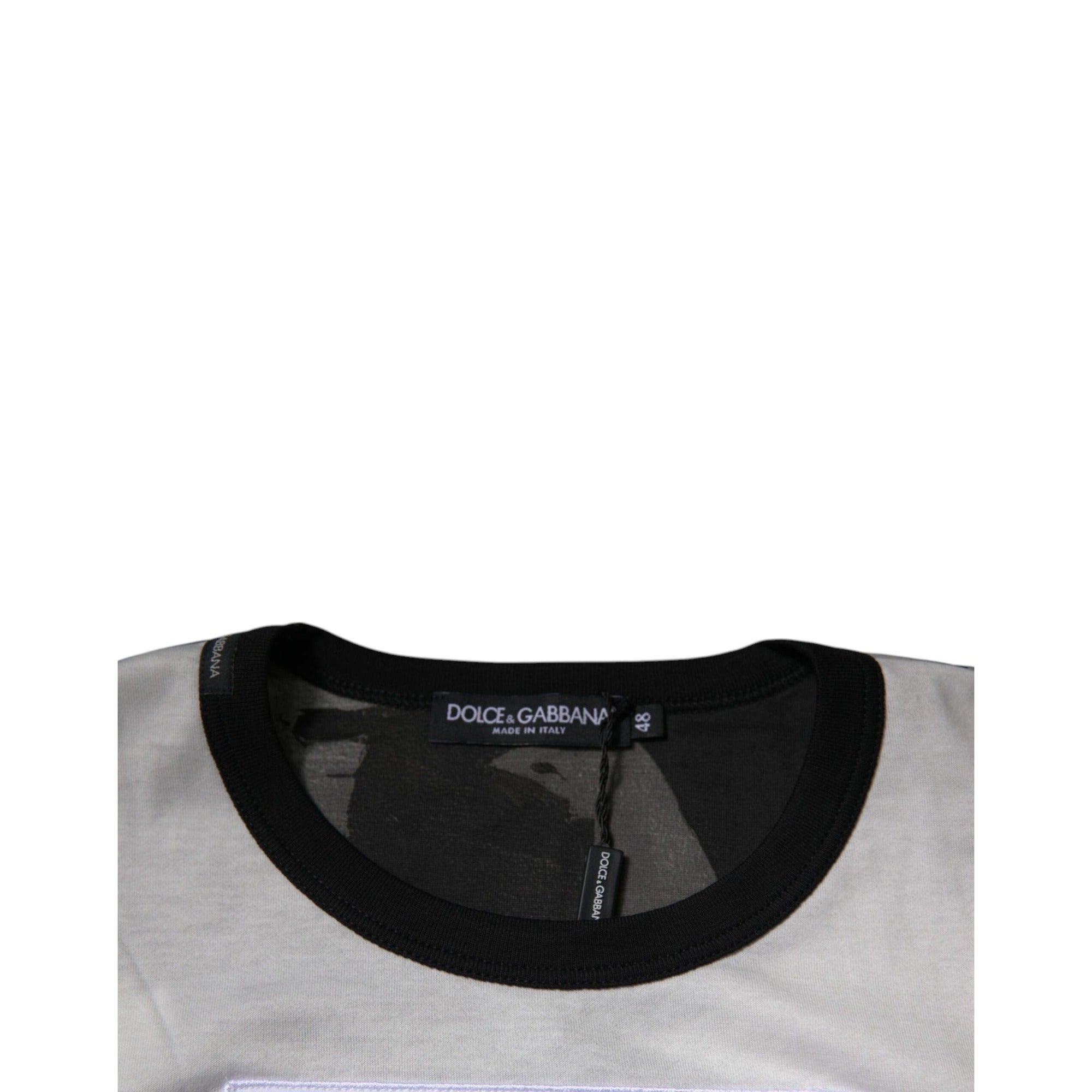 T-shirt Dolce & Gabbana col rond camouflage multicolore