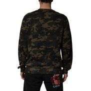 Dolce & Gabbana Sweat-shirt homme camouflage multicolore