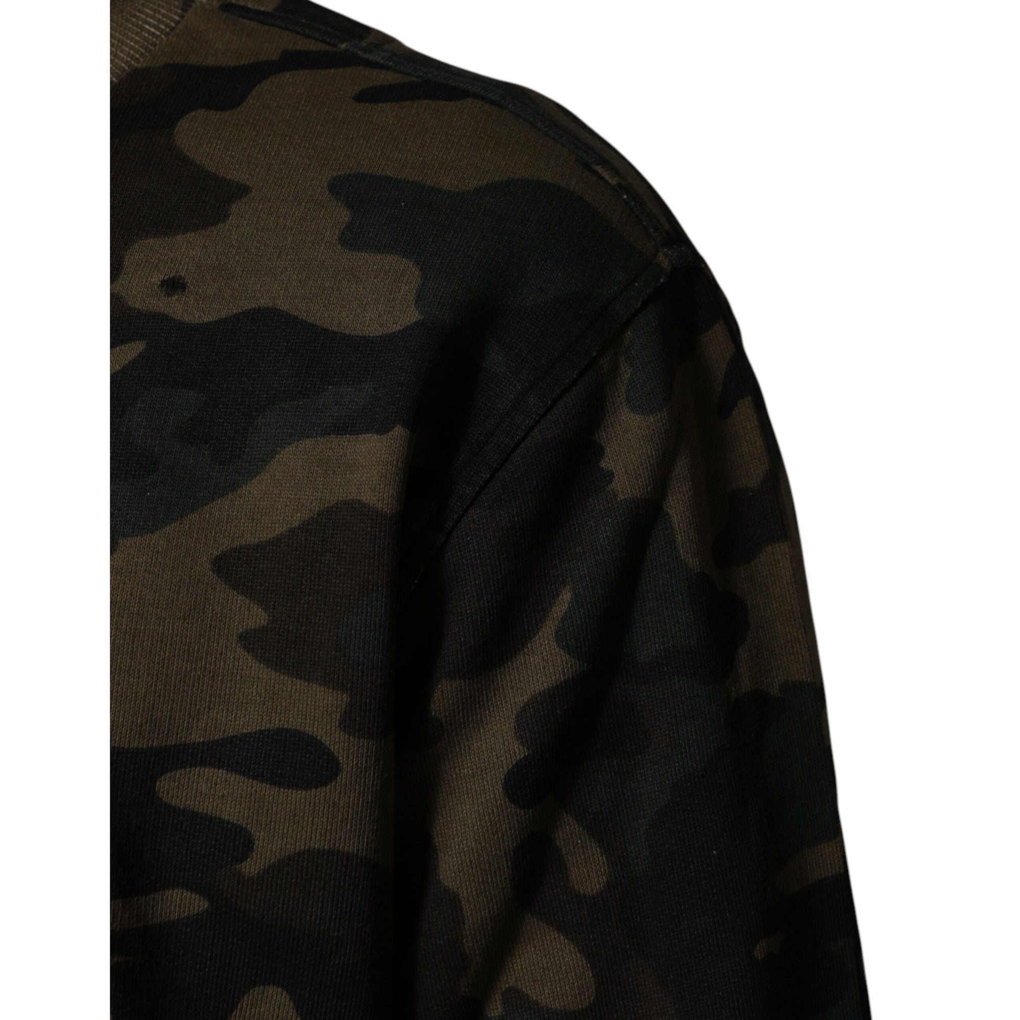 Dolce & Gabbana Sweat-shirt homme camouflage multicolore