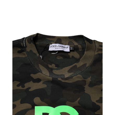 Dolce & Gabbana Sweat-shirt homme camouflage multicolore