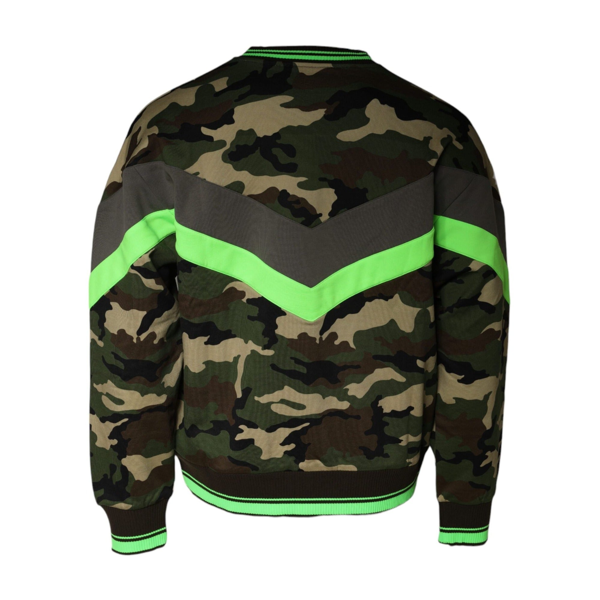 Dolce & Gabbana Multicolor Camouflage Sweatshirt